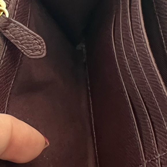 Coach Accordion Zip Metallic Wallet - Picture 9 of 10